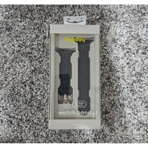 Heyday - Apple Watch Silicone Band‎ Size 42-49mm in Black Speckle - 1 Count, New
